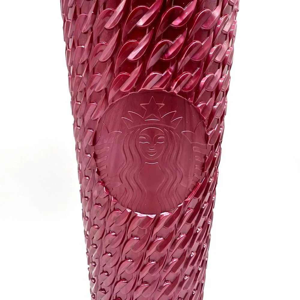 Starbucks Chained Magenta Holiday 2024 Cold Cup Venti NEW